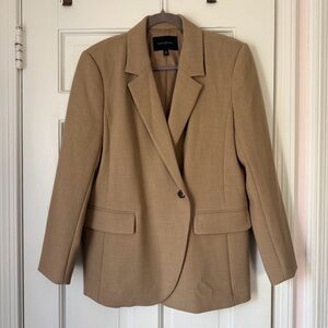 Banana Republic Tan Single-Button Camel Blazer Size 10